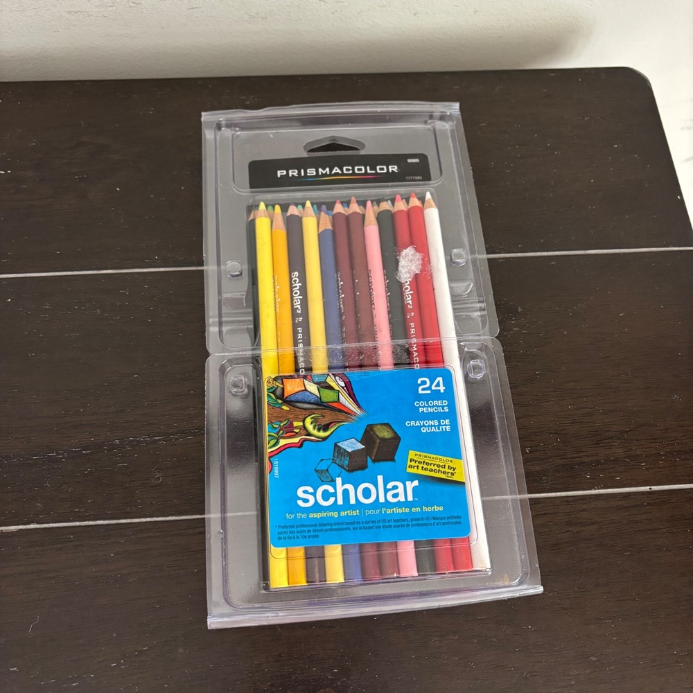 Prismacolor Scholar Colored Pencils | 24 Count Set | Some Used